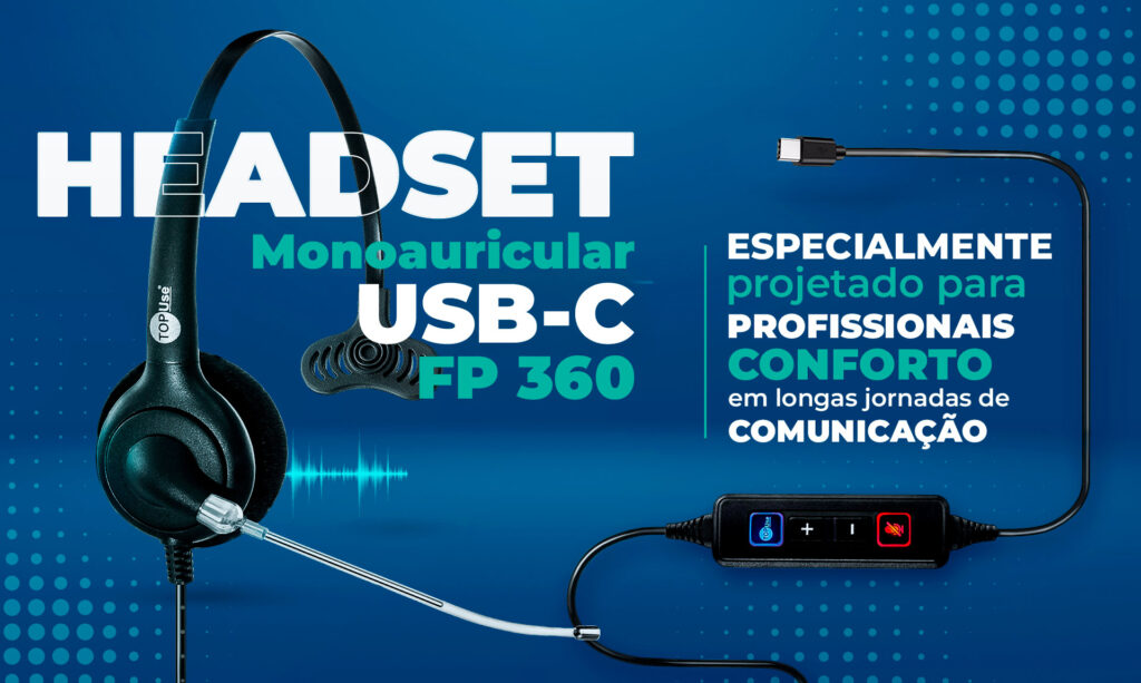 Headset FP 360 USB-C Monoauricular